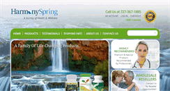 Desktop Screenshot of harmonyspring.com